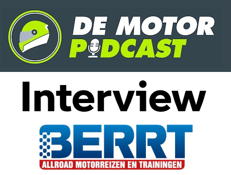 Interview BERRT Reizen en Trainingen door De Motor Podcast Allroad motorrijden