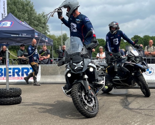 Rondjes rijden met het touw demo - BERRT GS Trophy Riders Festival Rosmalen